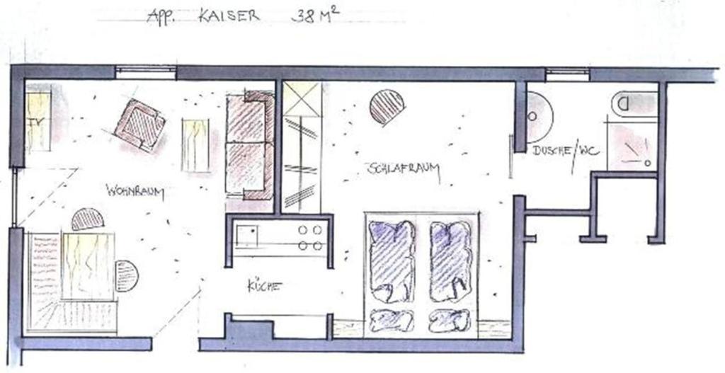 Landhaus Alpengruss Kössen Habitación foto